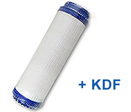 Aquafilter GAC aktívszén+KDF szűrőbetét 10"