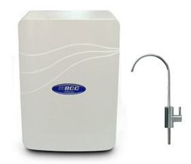 PurePro M800DF fordított ozmózis, hálózati víz utótisztító, tartály nélküli, "Kompakt, Direct Flow", dizájn dobozban