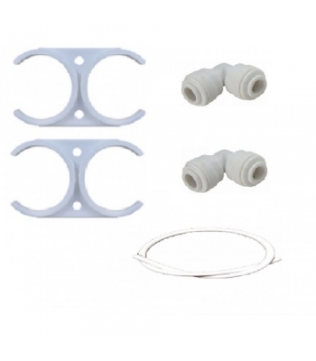 Kezdőszett 1/4"-os, Quick gyorscsatlakozós (female), 2" átmérőjű szűrőegységhez, Quick gyorscsatlakozóval