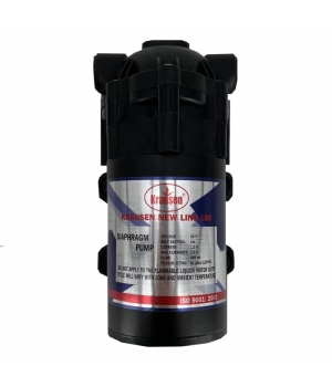 Nyomásfokozó pumpa RO víztisztítókhoz 100 GPD, 24V, 1 LPM, Krausen New Line
