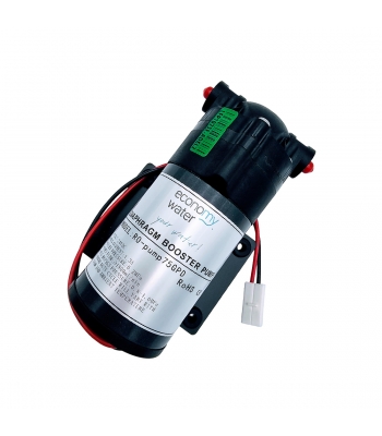Nyomásfokozó pumpa RO víztisztítókhoz 75 GPD, 24V, 1,8 LPM, Economy Water 