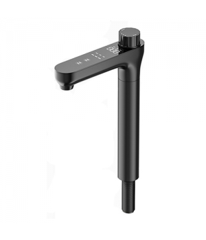 SMART csaptelep víztisztítóhoz, 1-utas, LED kijelzővel, FEKETE