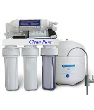 RO-CleanPure WP fordított ozmózis, hálózati víz utótisztító, nyomásfokozóval