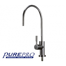 Csaptelep víztisztítóhoz, 1-utas, nagyíves, Modern dizájn, KRÓM, PurePro LUXURY