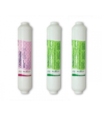 PurePro előszűrőbetét szett-3 ASTROBOY, In-Line, belsőmenetes