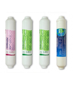 PurePro elő+utószűrőbetét szett-4 ASTROBOY, In-Line, belsőmenetes