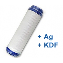 CleanLife GAC Silver aktívszén szűrőbetét (+Ezüst+KDF) 10"x2,5" CleanLife GAC Silver aktívszén szűrőbetét (+Ezüst+KDF) 10"x2,5"
