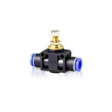 By-Pass tűszelep 1/4", állítható, visszacsapószeleppel, Quick, műanyag házban