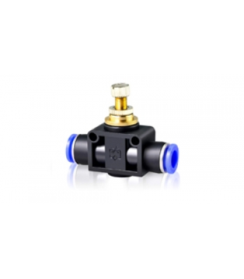 By-Pass tűszelep 1/4", állítható, visszacsapószeleppel, Quick, műanyag házban