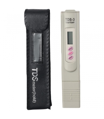 TDS mérő műszer bőrtokban