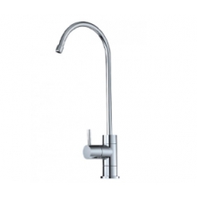 Csaptelep víztisztítóhoz, 1-utas, íves, Modern dizájn II, KRÓM