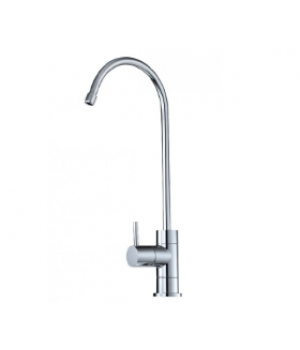 Csaptelep víztisztítóhoz, 1-utas, íves, Modern dizájn II, KRÓM