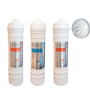 Luxe Style előszűrőbetét szett-3 BLOCK, In-Line, Push-In