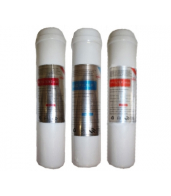 Luxe Style előszűrőbetét szett-3 GAC, In-Line, belsőmenetes