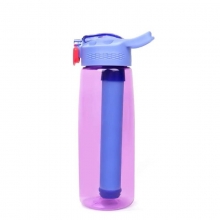 Economy túra kulacs kombinált vízszűrőbetéttel (GAC+UF), LILA