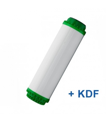 Aquafilter GAC aktívszén+KDF szűrőbetét 10"x 2,5"
