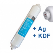 Thin10 aktívszén utószűrő (+Ezüst+KDF), In-Line 2