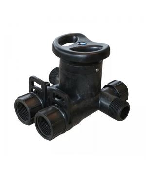 Montázsblokk, By-Pass szelep vízlágyító berendezésekhez, 1