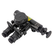 Montázsblokk, By-Pass szelep vízlágyító berendezésekhez, 3/4 Montázsblokk, By-Pass szelep vízlágyító berendezésekhez, 3/4