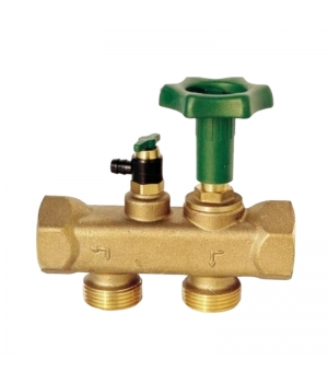 Montázsblokk, By-Pass szelep vízlágyító berendezésekhez, 1", BWT Multiblock Inline