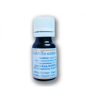 KoMiTo Ezüstkolloid (100ppm) fertőtlenítő víztisztítókhoz
