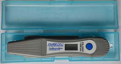 PurePro PW-3000 TDS mérő műszer tokban